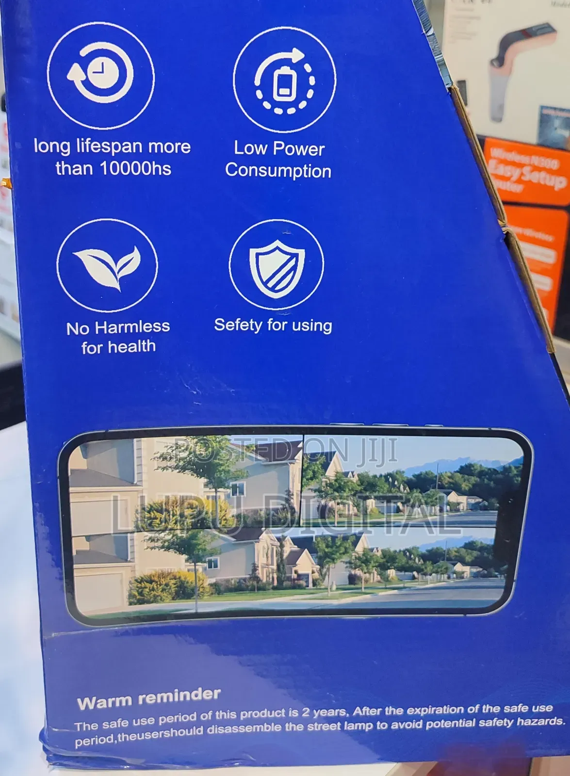 500watts Solar Street Light With V380 Pro4g Dual-Lens Avail