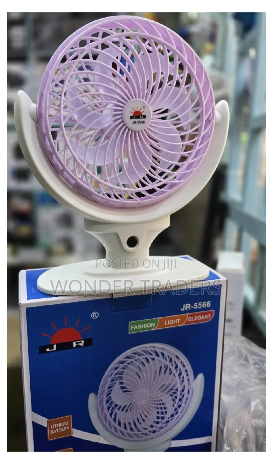*Mini Rechargeable Table Fan