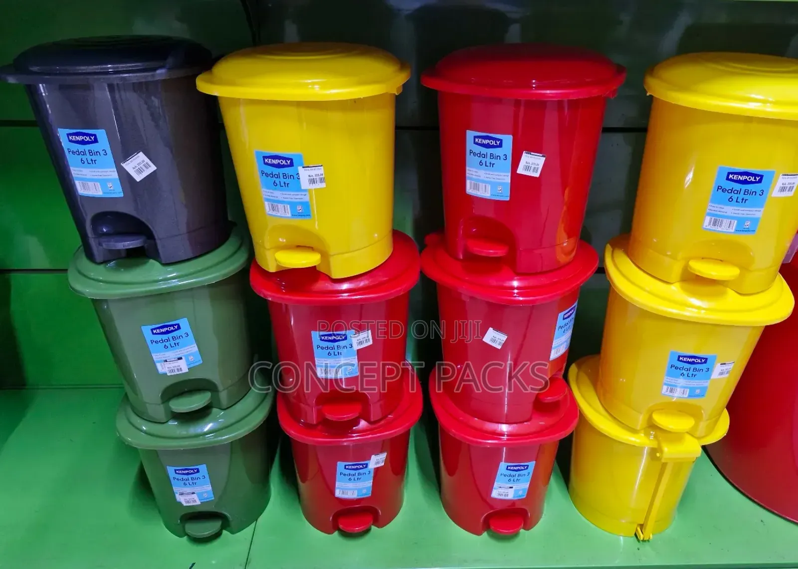 Kenpoly 6 Litres Small Pedal Bin