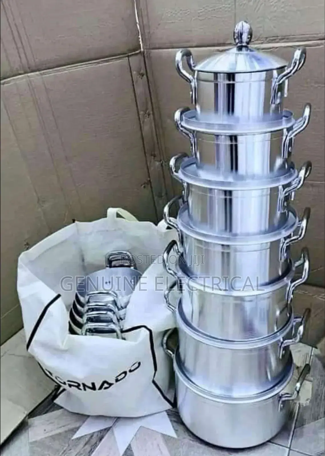 Tornado Tc 14-PCS Stainless Steel Cooking Pot Set