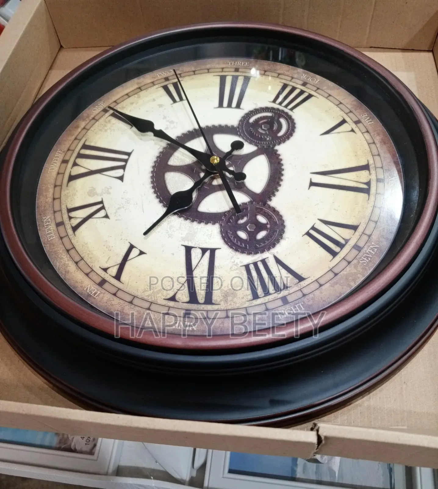 Edge Home Decor Wall Clock for Living Room
