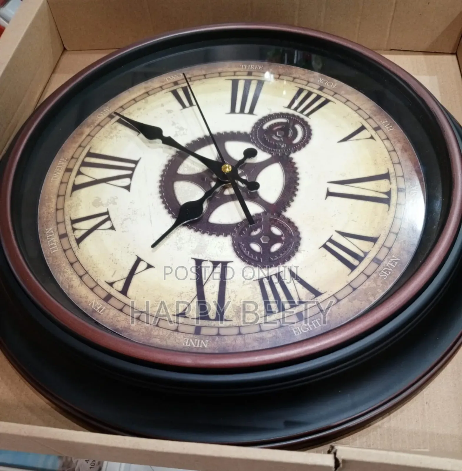 Edge Home Decor Wall Clock for Living Room