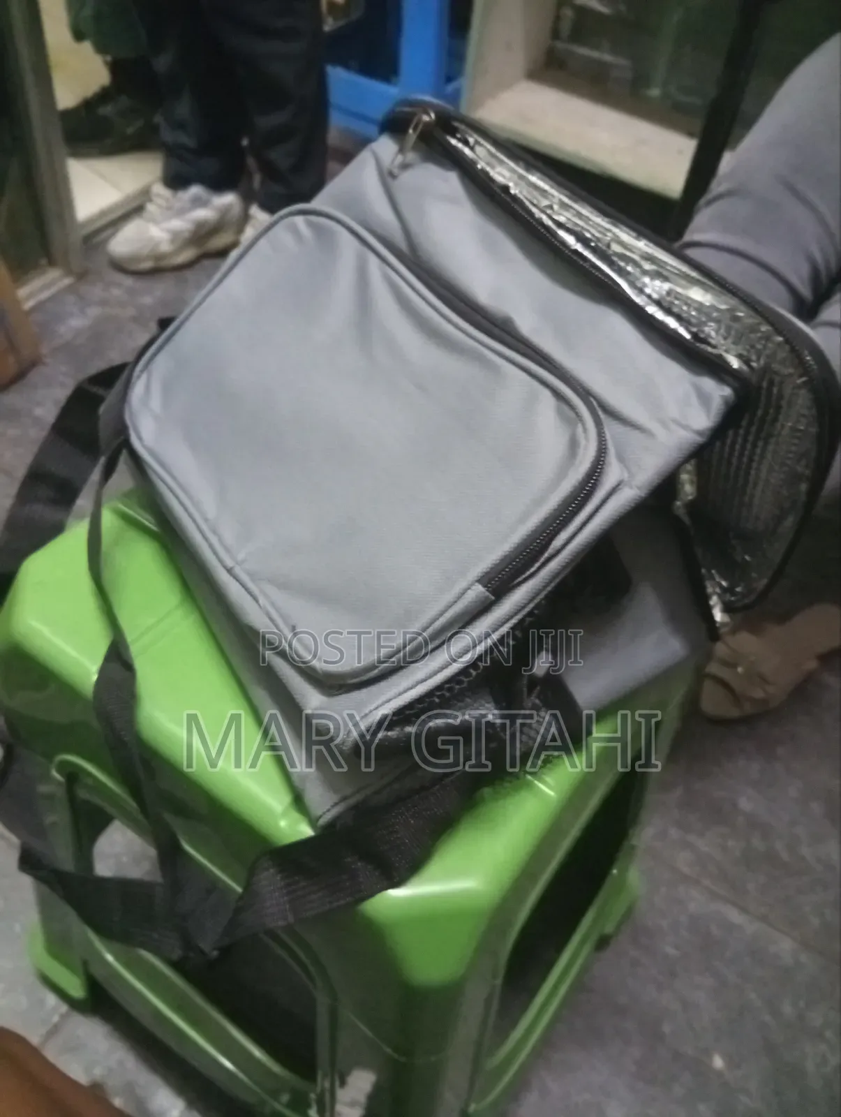Insulated Lunch Bag Grey in Colour