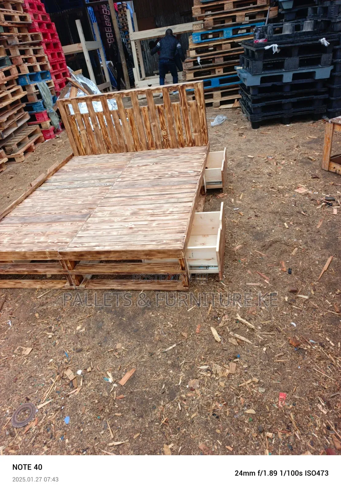 Ember Rest Pallet Bed