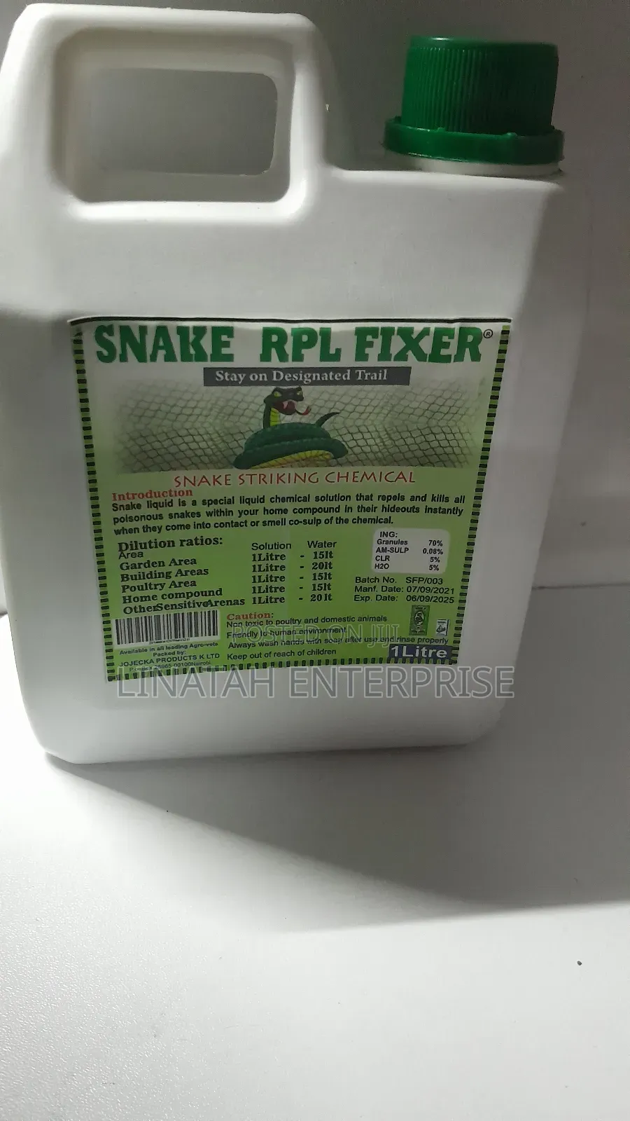 Snake Rpl Fixer 1litre