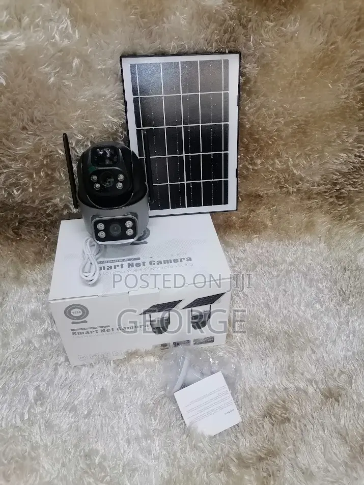 Durable 
Solar Camera 4G Dual Lens SIM Slot 2MP PTZ 1080P