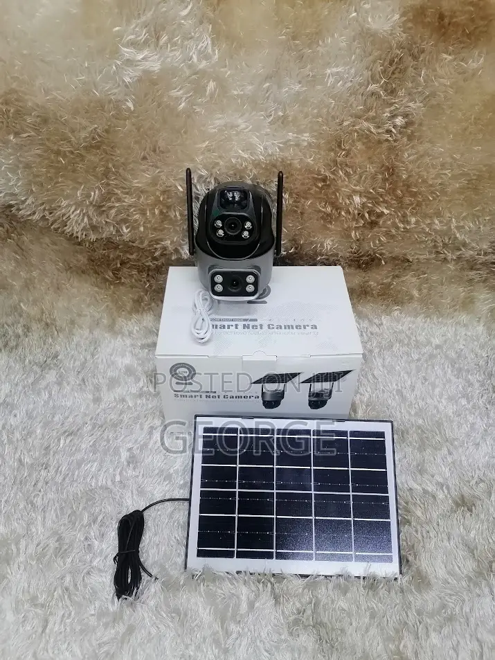 Verfied Solar Camera 4G Dual Lens SIM Slot 2MP PTZ 1080P