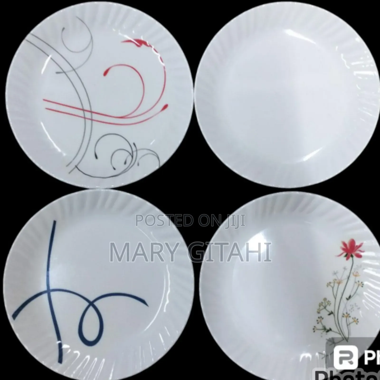 Melamine Side Plates 7.5 Inch*