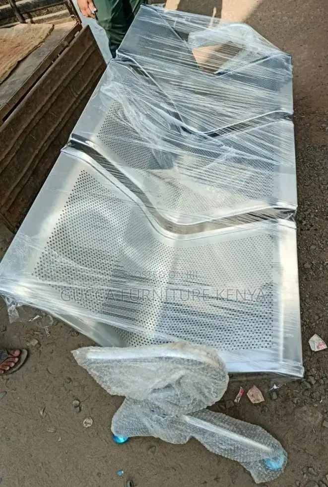 Benches: Mild Steel Three Seater Waiting Durable Bench