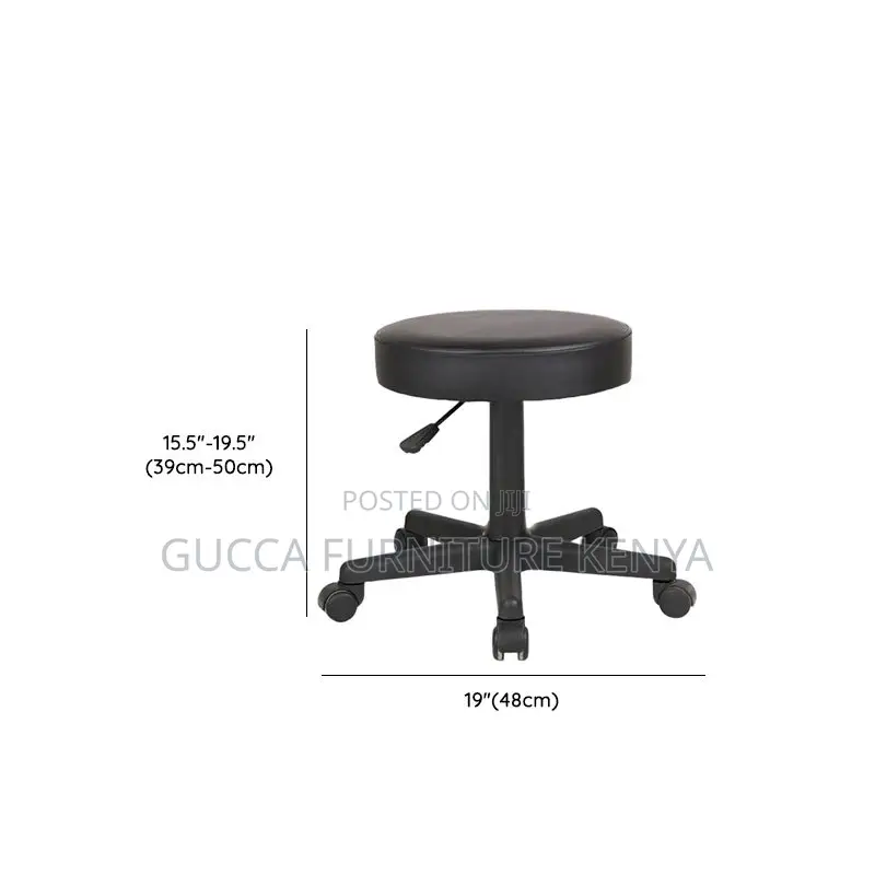 Home Chairs: Portable Swivel Polymer Backless Stool