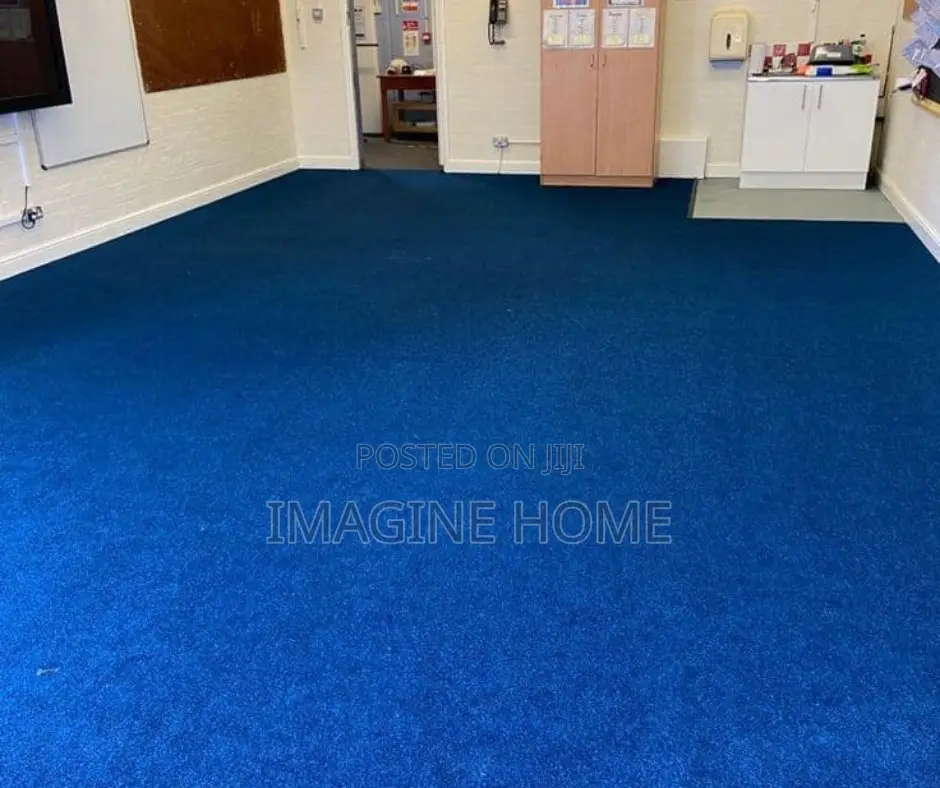 Blue Wall to Wall Carpet Floor Decor
