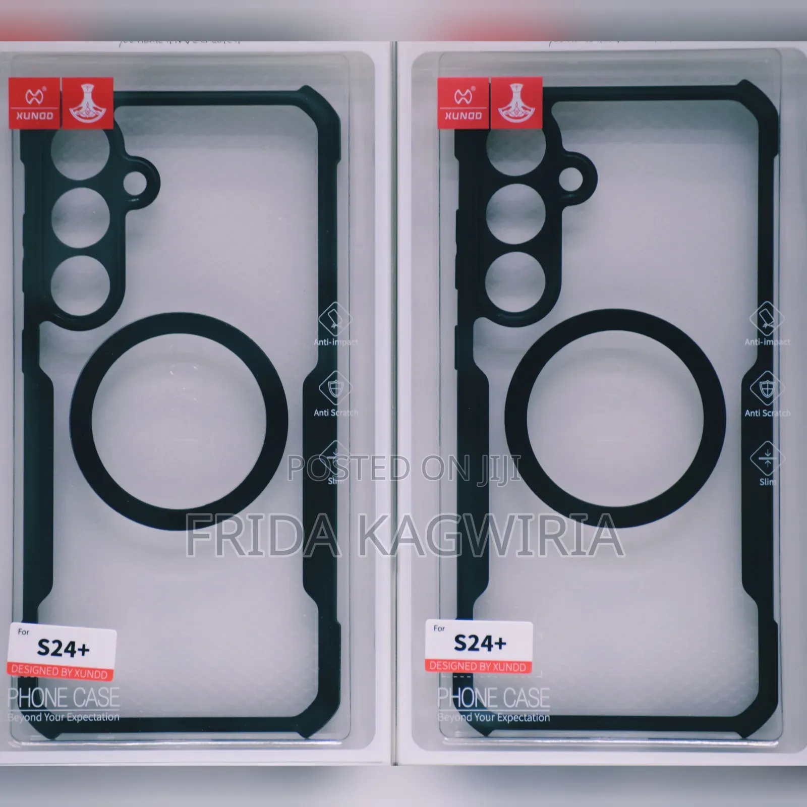 Xundd Shockproof Clear Back Cover For Samsung Galaxy S24+