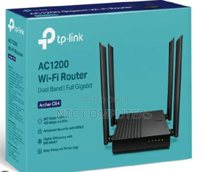 TP-Link Archer C64 Ac1200 Dual-Band Wi-Fi Router