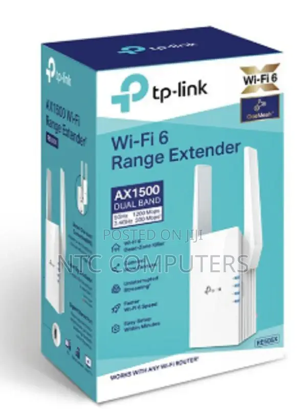 Tp-Link Re505x - Ax1500 Dual Band Wi-Fi Range Extende