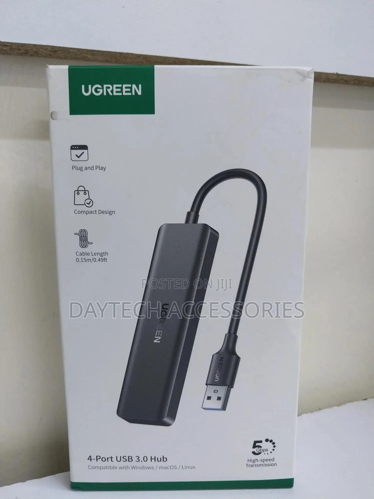 Ugreen Usb Hub 3.0 Usb Splitter 4 Port Ultra Slim With 5gbps