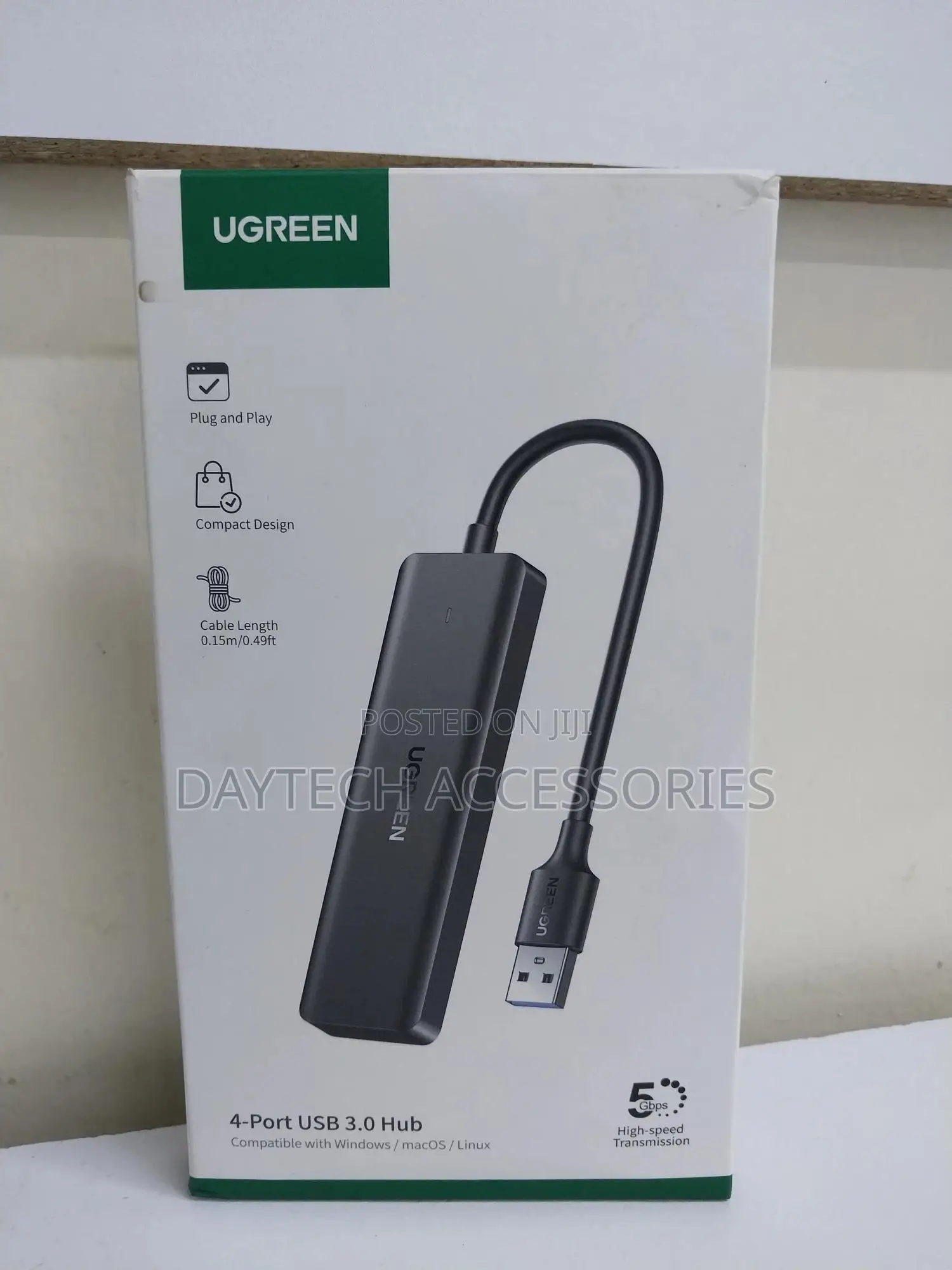 Ugreen Usb Hub 3.0 Usb Splitter 4 Port Ultra Slim With 5gbps