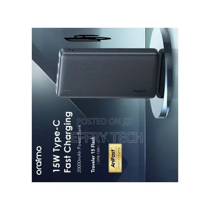 Oraimo 20000mah 15W Power Bank Type-C Input Output