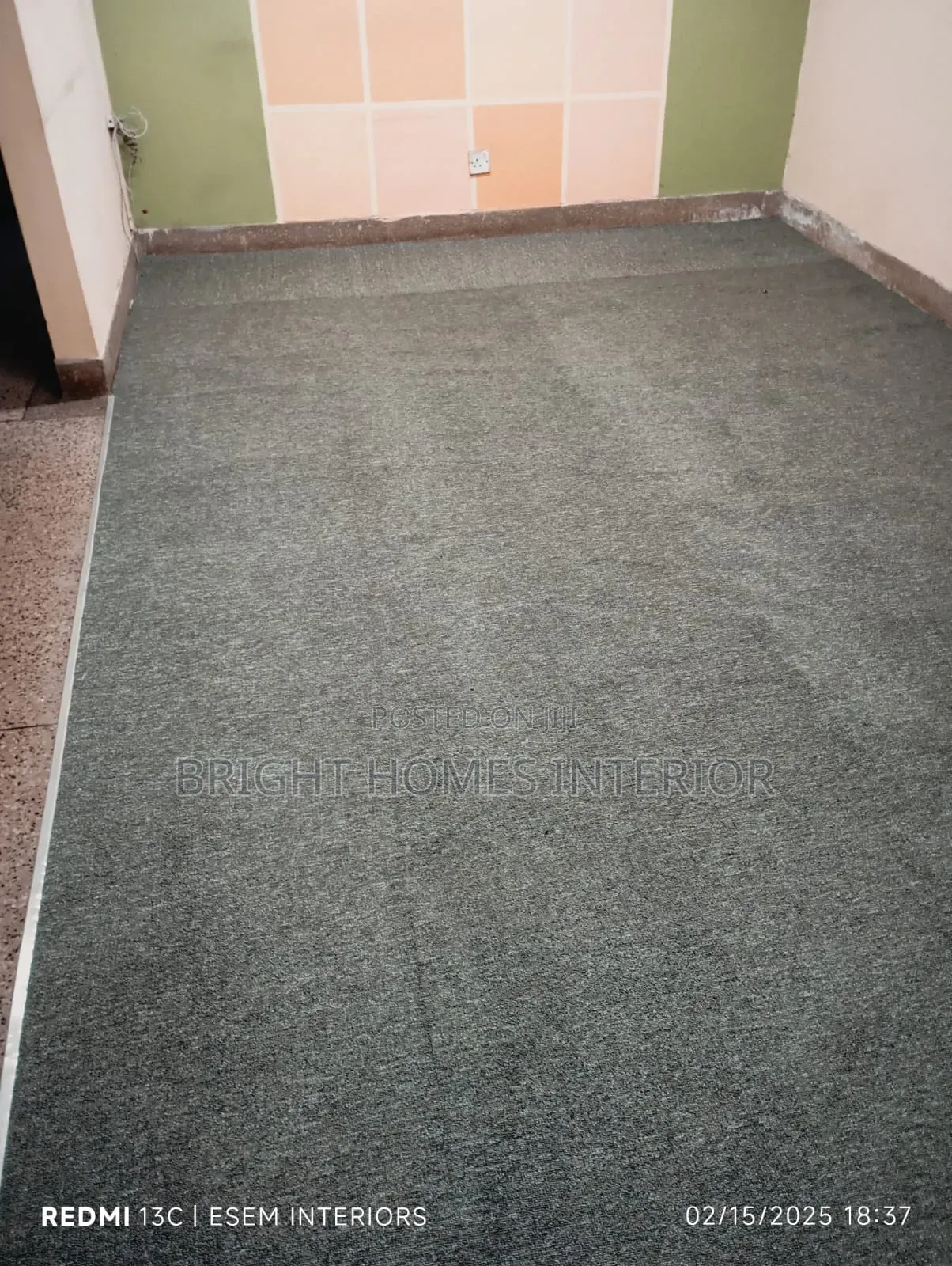 Delta Green Wall to Wall Carpet Green Floor Carpet