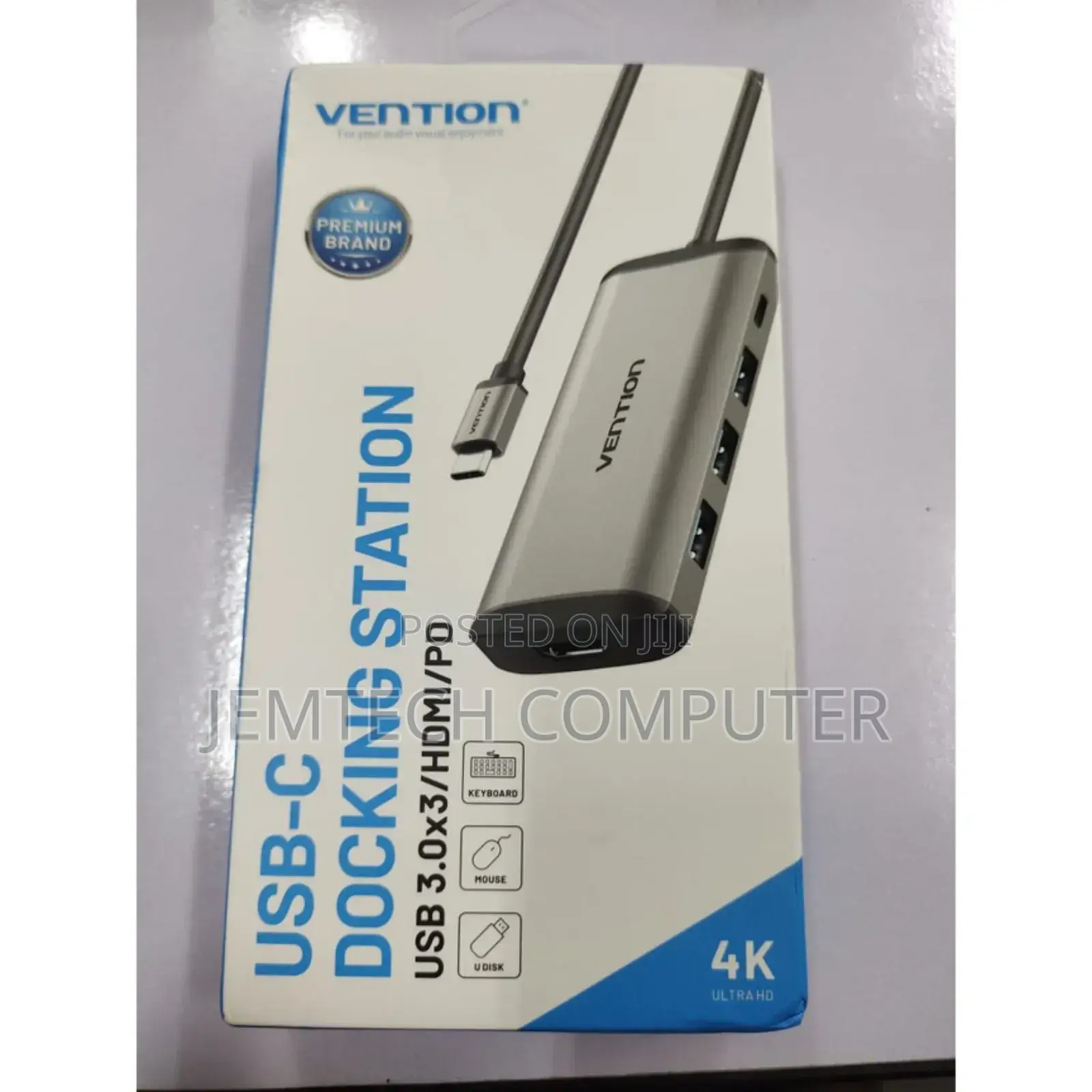 Vention USB C Multi-Function 5 in 1 Docking Station Gray