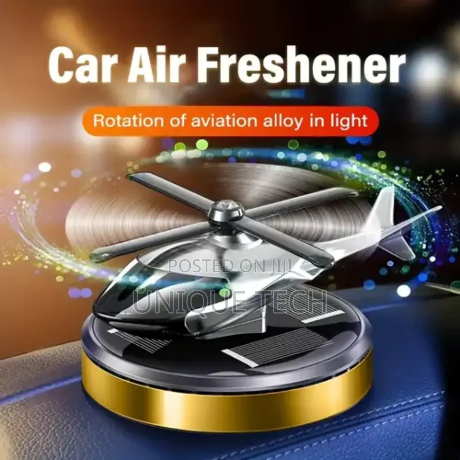 Solar-Powered Helicopter Car Air Freshener ,Great Freshness
