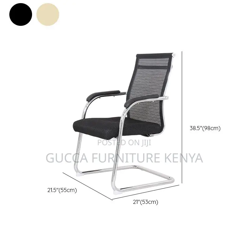 Office Chairs: Mesh Mid Back Conference Room Guest Chair