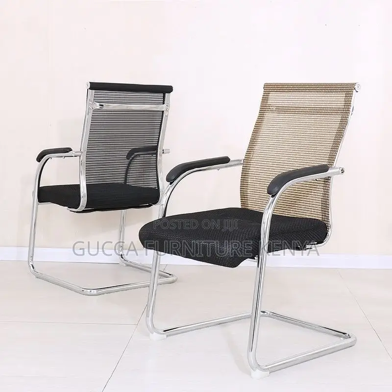 Office Chairs: Mesh Mid Back Conference Room Guest Chair