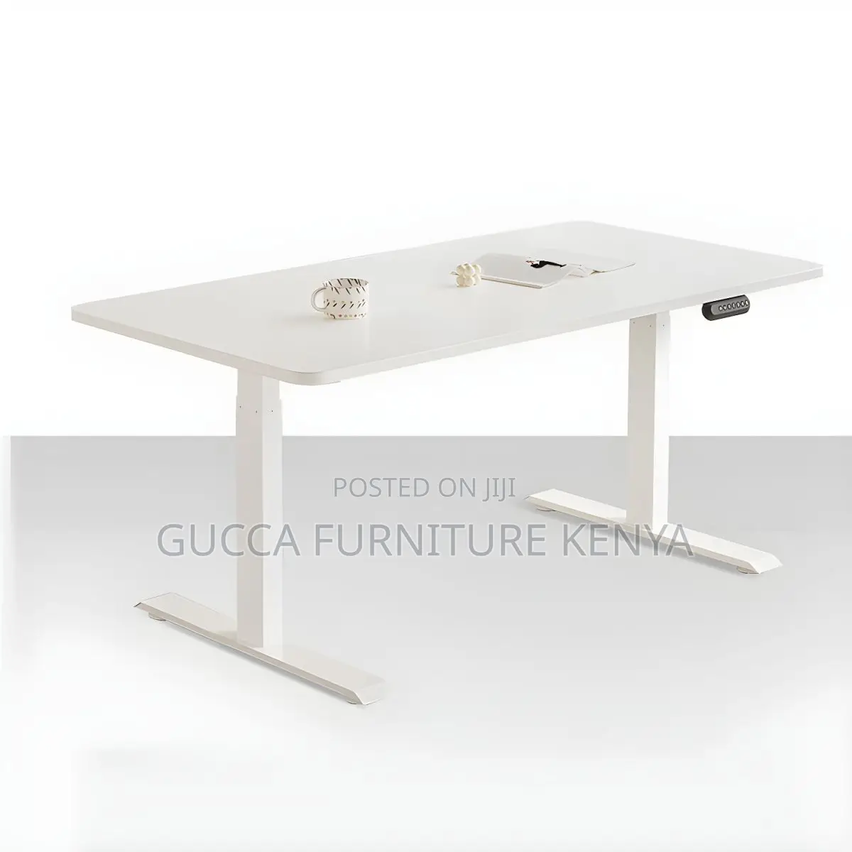 Office Tables:140cm Modern T-Base Electric Writing Desk
