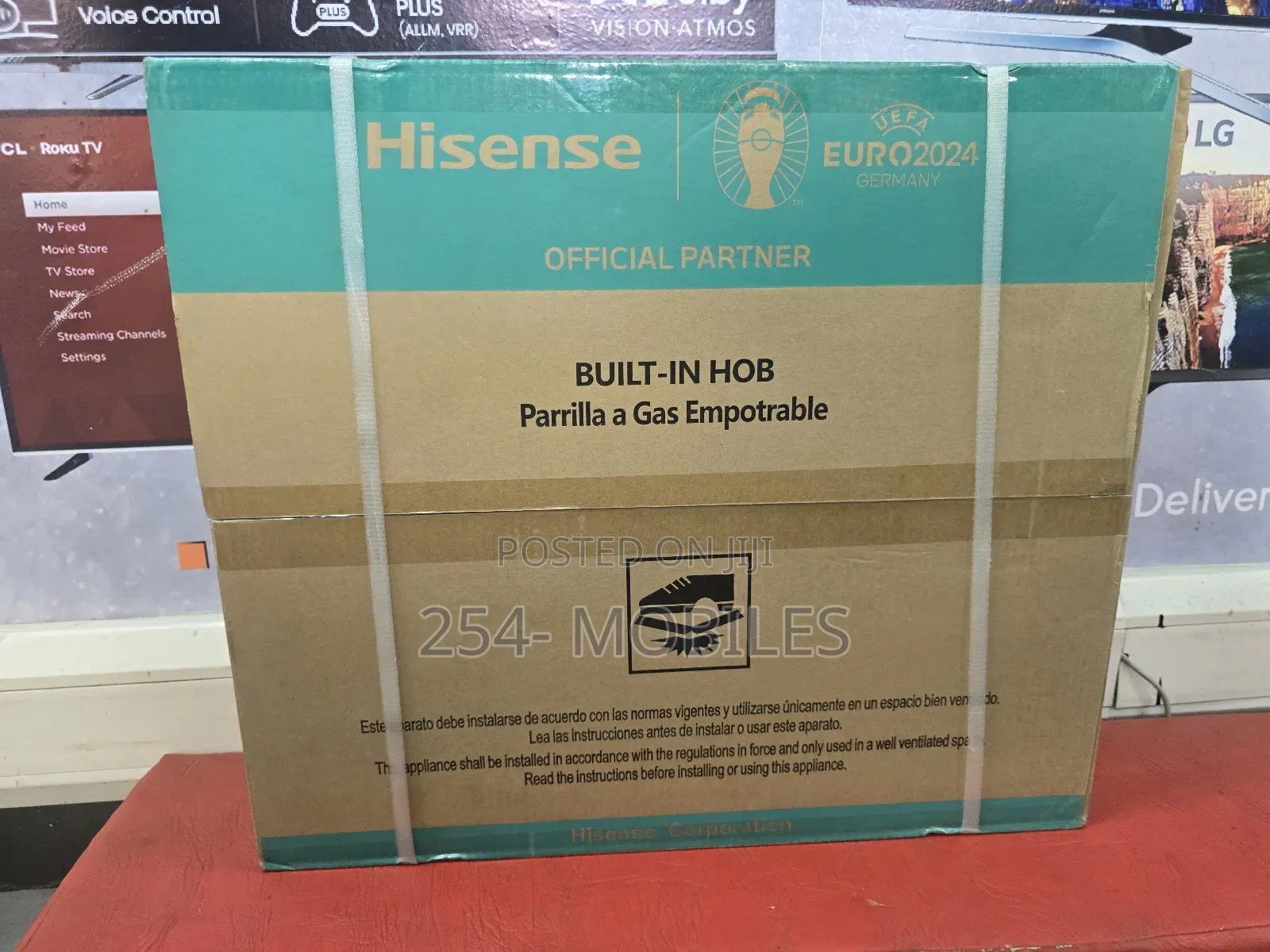 Hisense 60cm Built-in 4 Burner Gas Hob Hhu60gagr