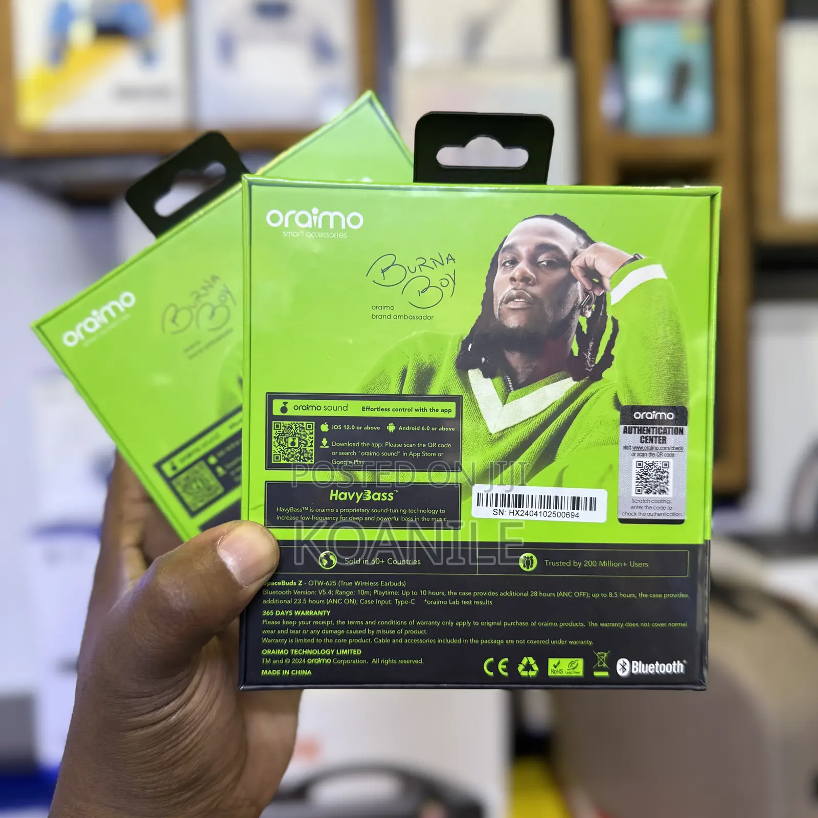 Oraimo Spacebuds Z!! Oraimo Spacebuds Z Wireless Earphones