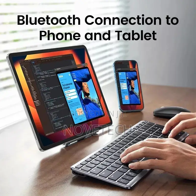 UGREEN Slim Wireless Bluetooth Rechargeable Keyboard KU005