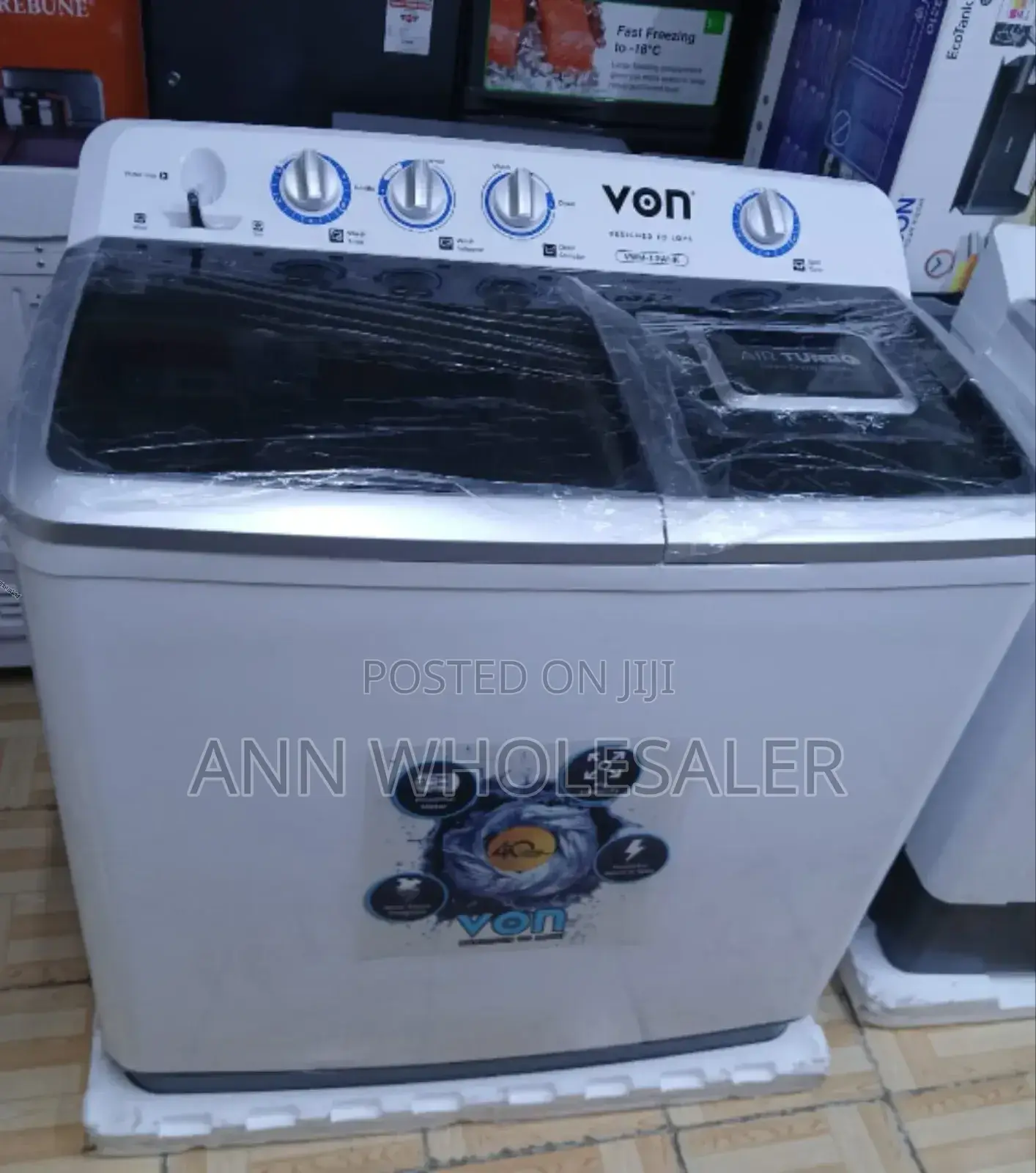 Von Von 13kg Twin Tub Washing Machine MK/9
