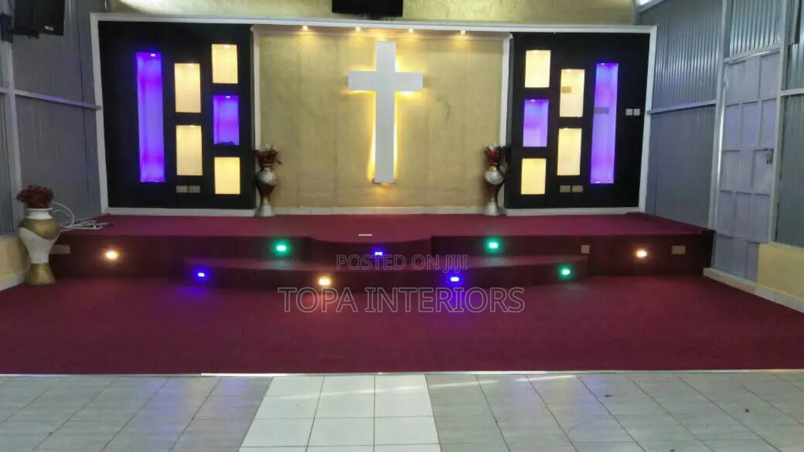 Washable Delta Maroon Church Flooring Carpets Supply and Fit