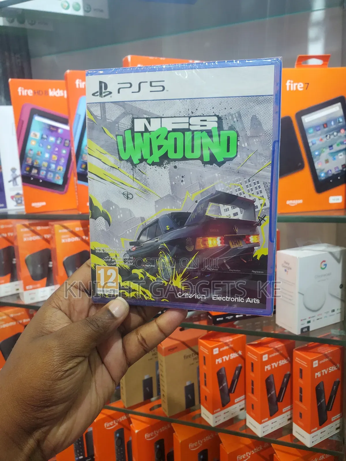 NFS Unbound Playstation 5 Disc