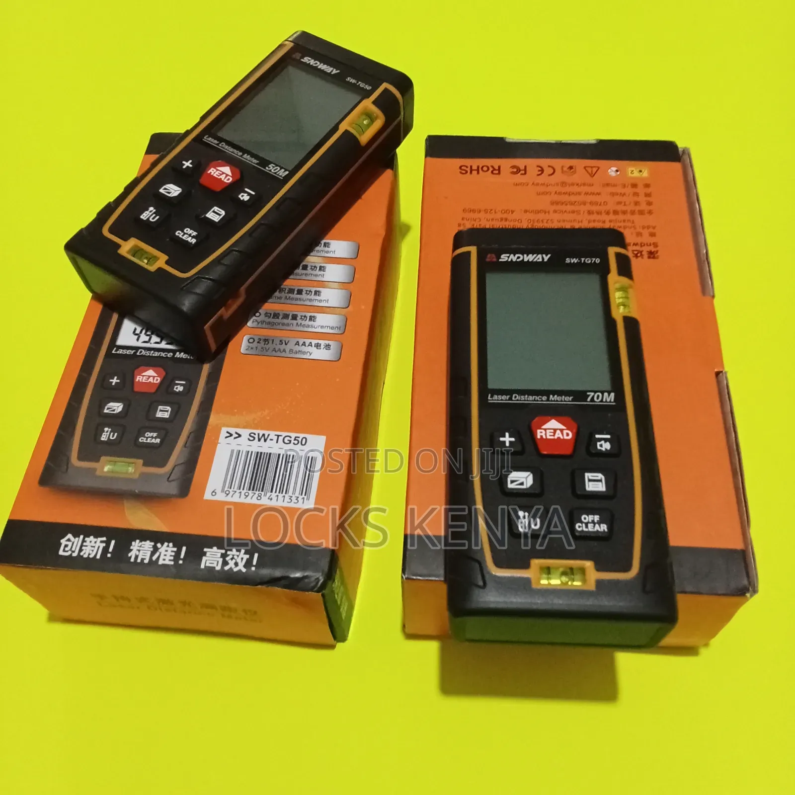 Area,Length, Width,Volume Measuring Laser Distance Meter