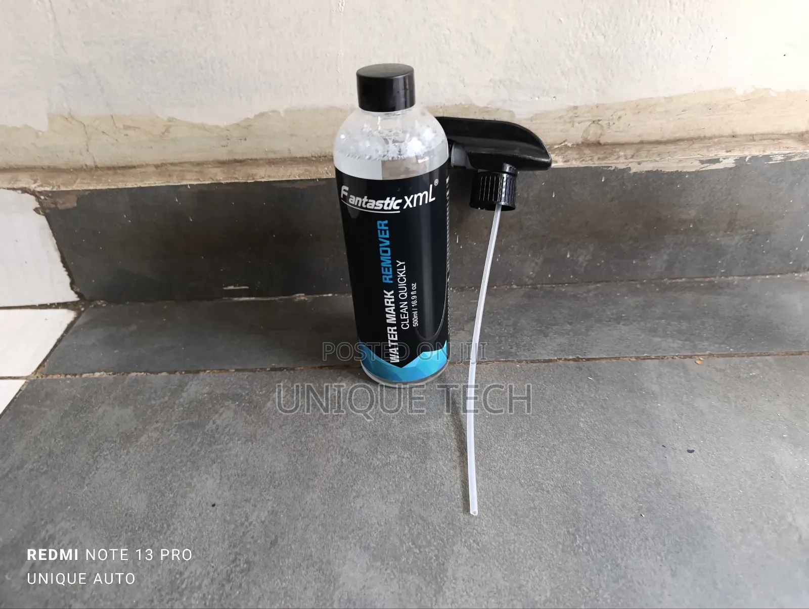 Non-Corrosive Watermark Remover for Cars
