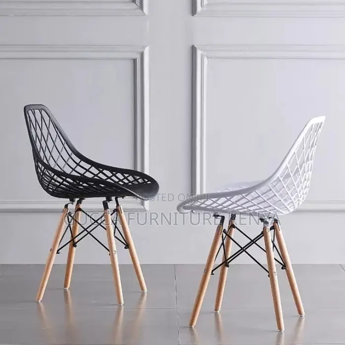 Home Chairs:Unique Knitted Mesh Decorative Plastic Chair