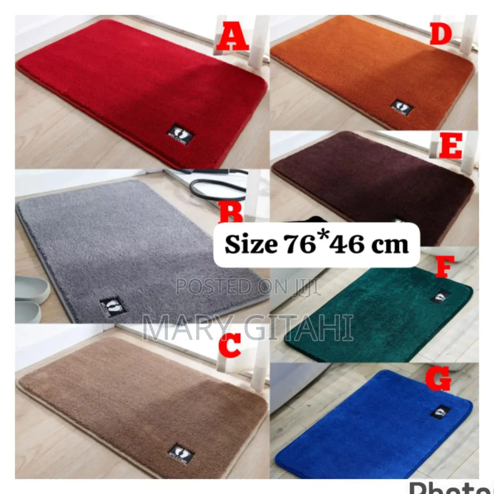 Welcome Doormat* 
46x76cm
 at 