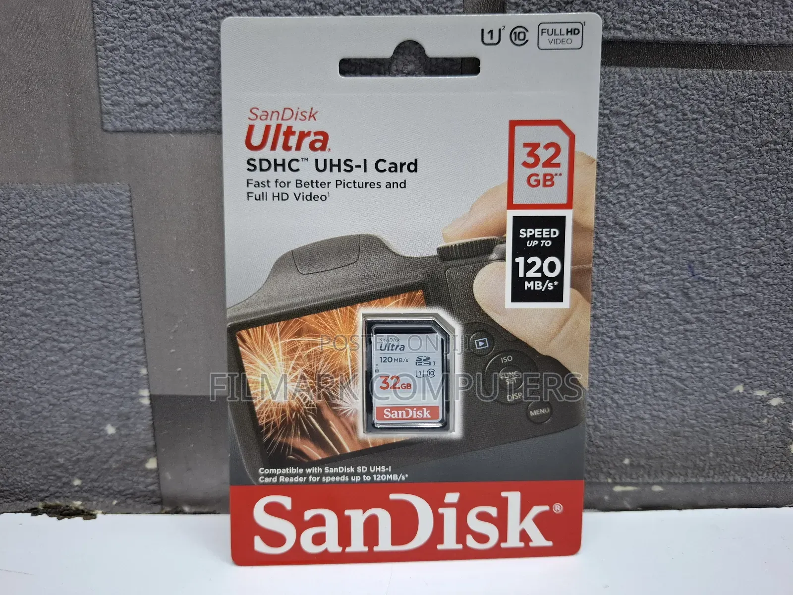 Sandisk 32GB 120MBPS Ultra UHS-I SDHC Memory Card