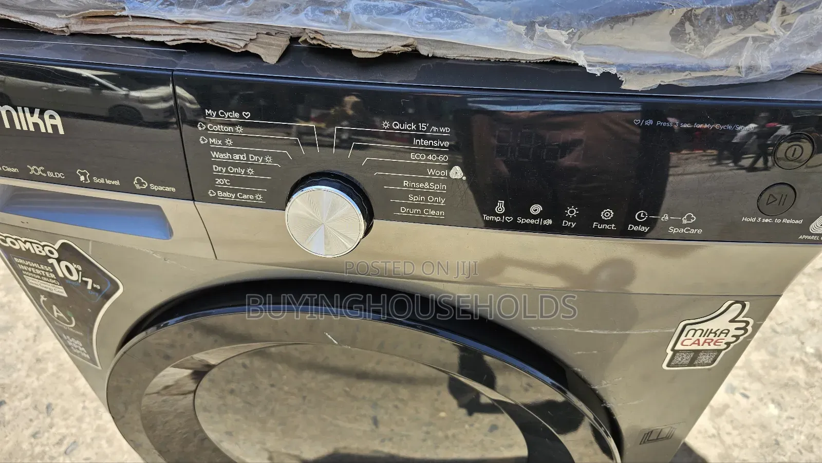 Mika Front Load 10kg/7kg(Wash Dry) Washing Machine