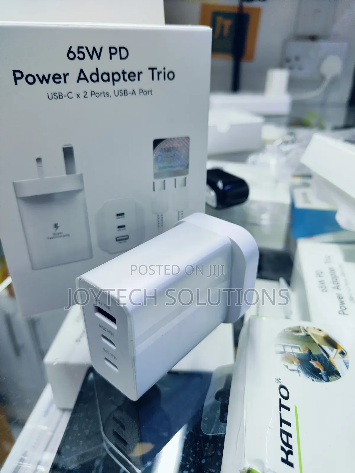 Phone Charger ( 65 Watts) Samsung Power Adapter Trio.