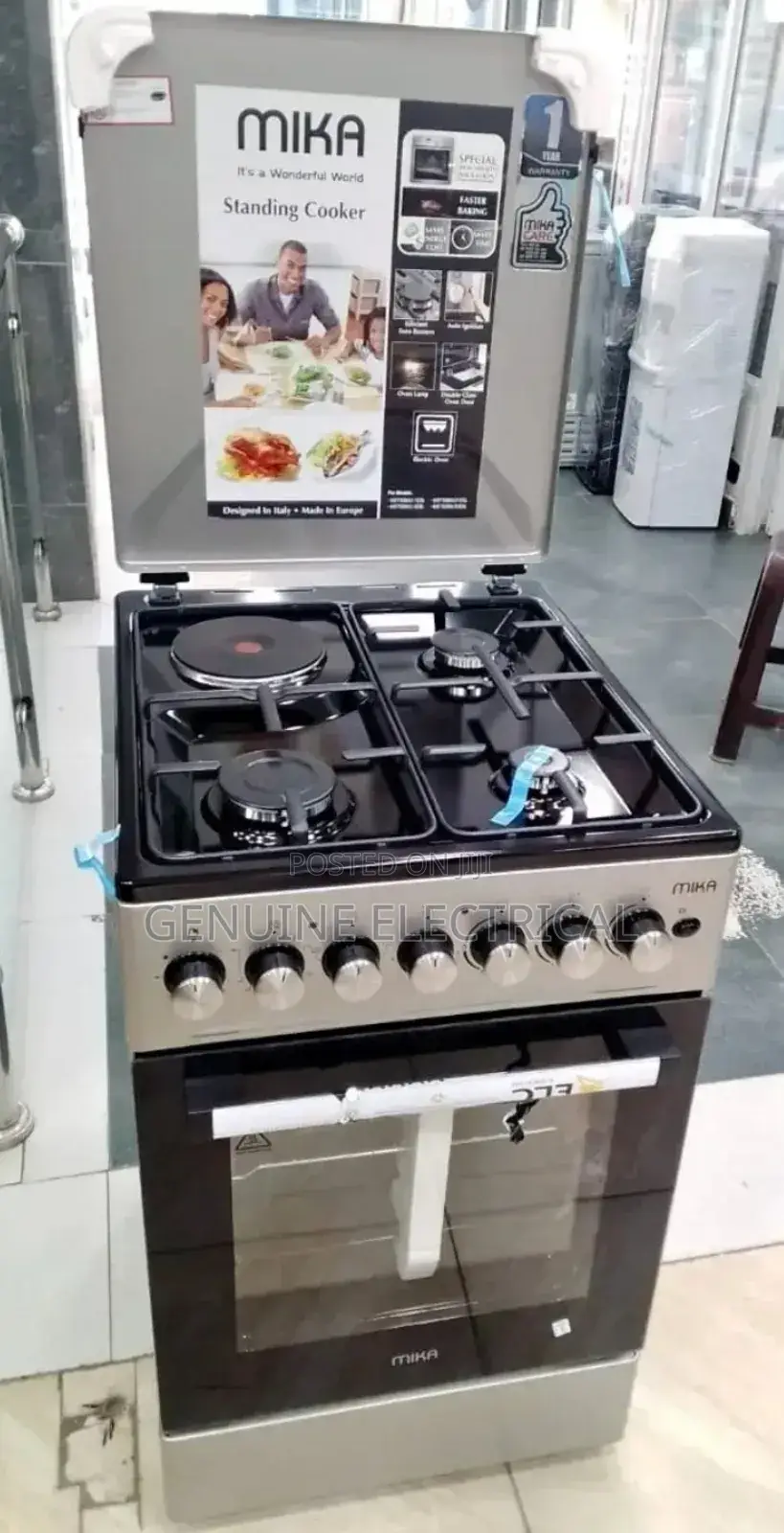 Mika Cooker 60*60 Standing Cooker ,Auto Ignition
