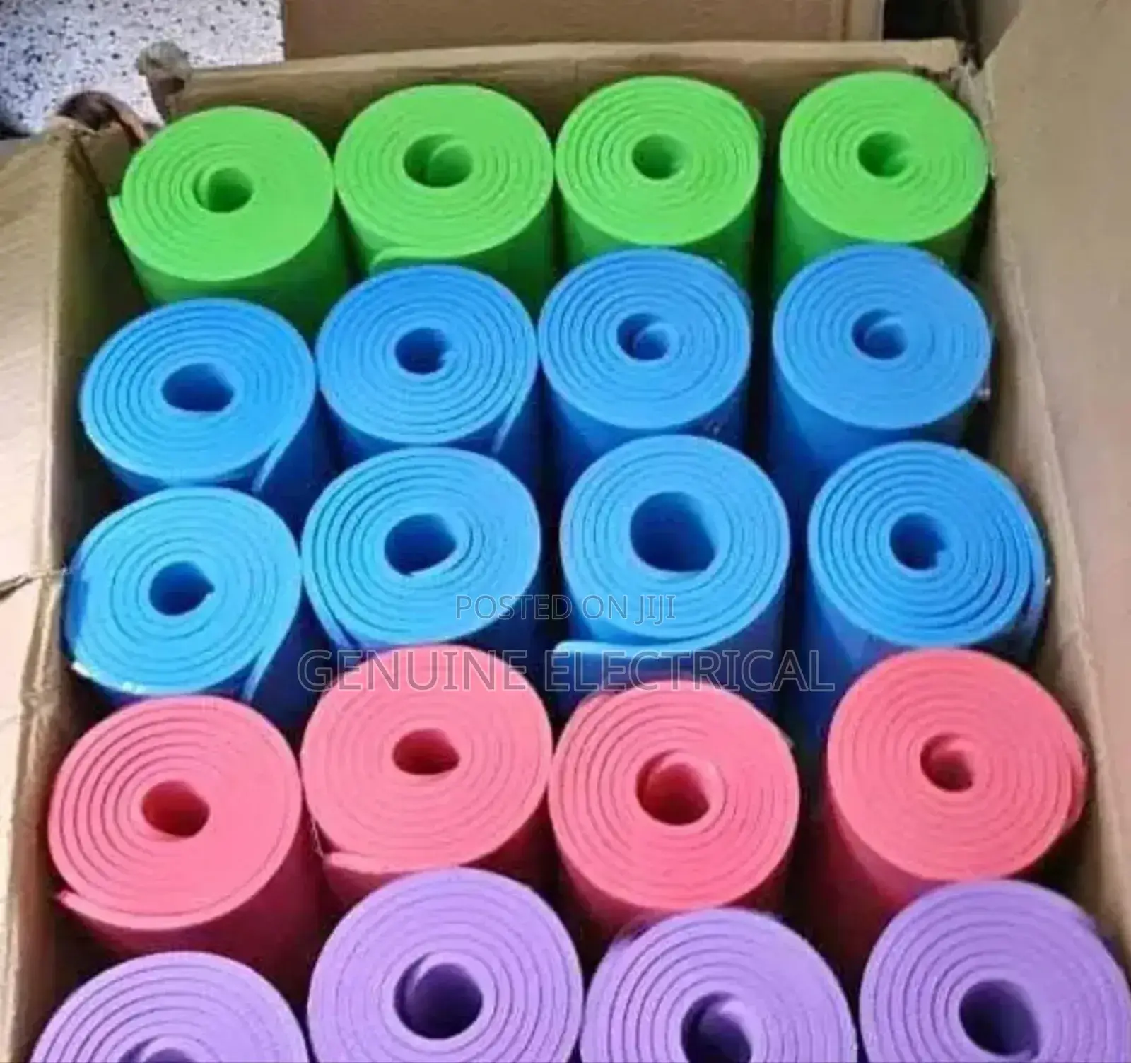 Gym Yoga-Mat Thick Non-Slip Exercise Mat Pad
