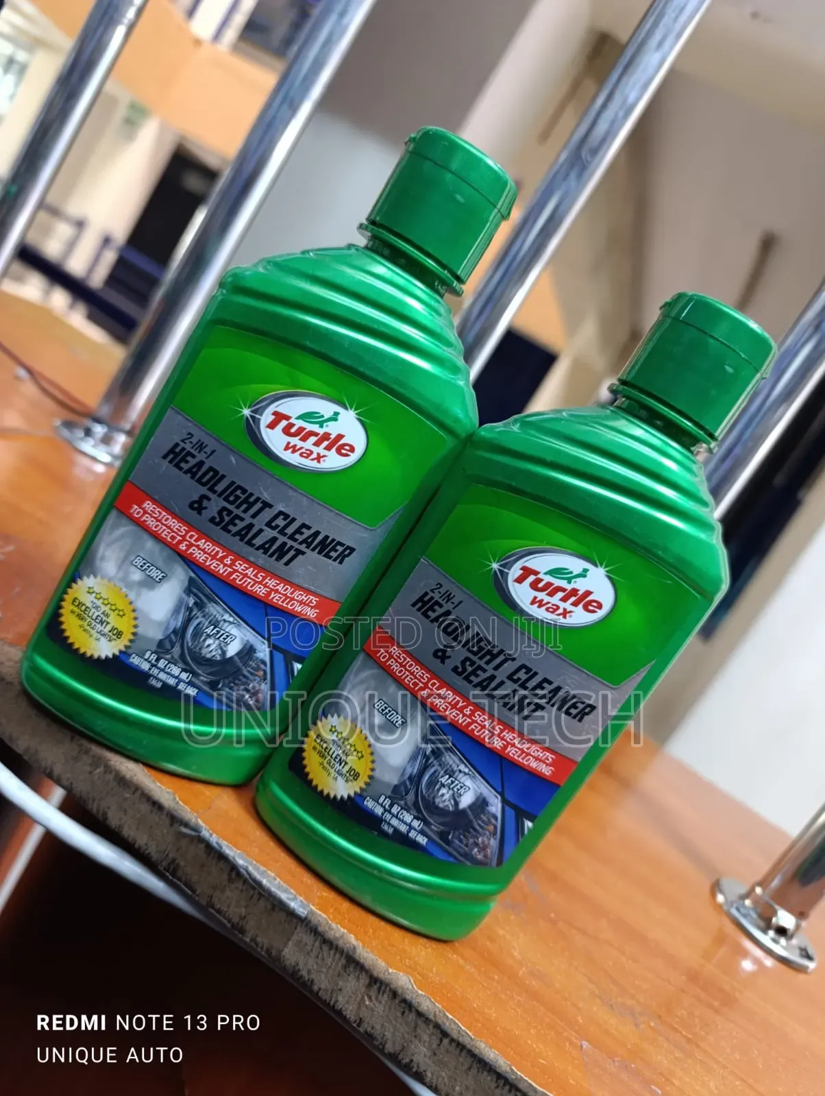 Turtle Wax Headlight Cleaner Sealant, Restores Protects