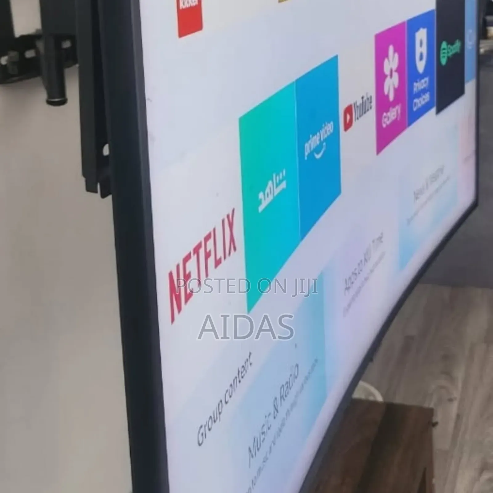 49" Samsung KU7500F Curved T.V