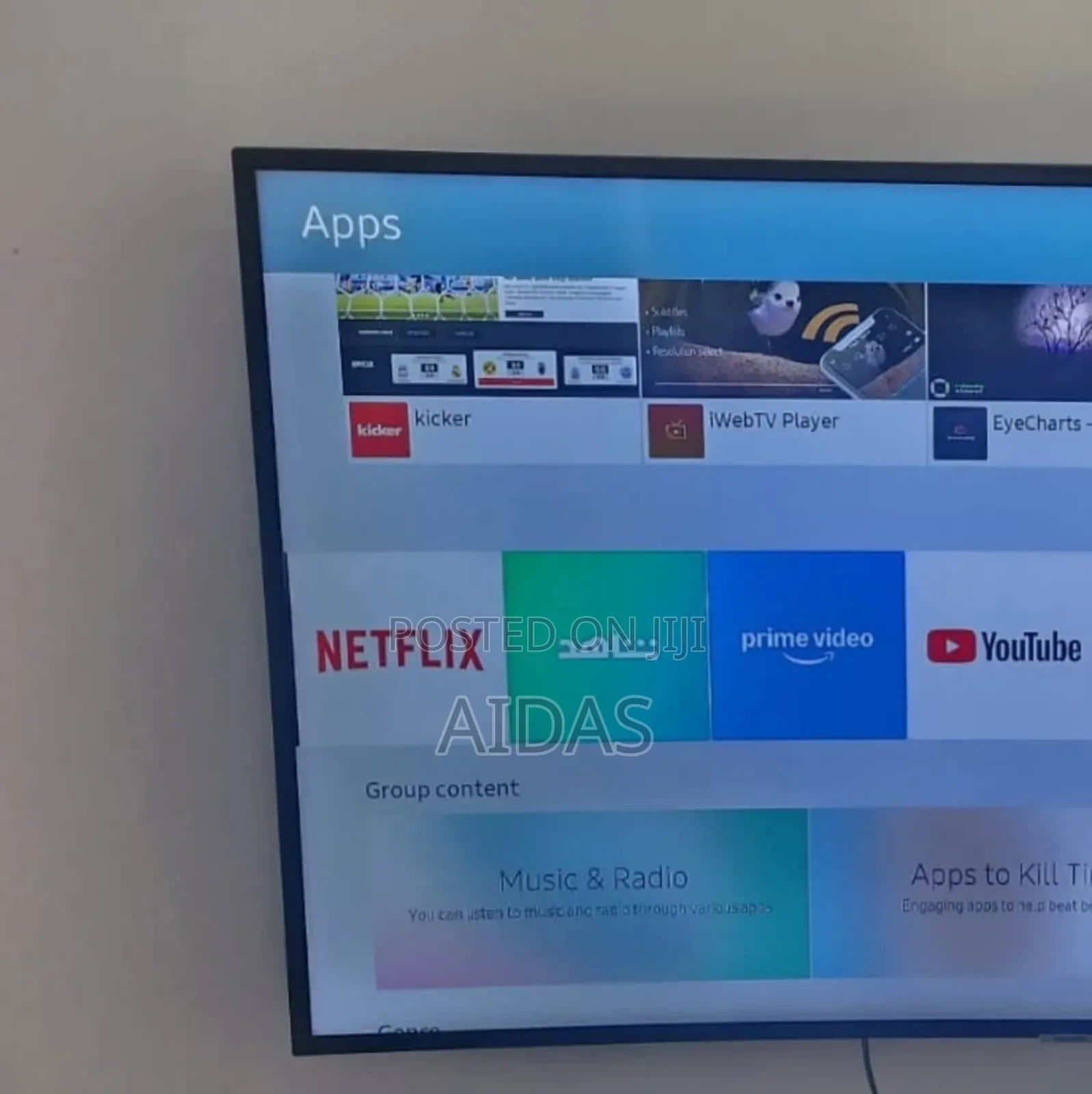 49" Samsung KU7500F Curved T.V