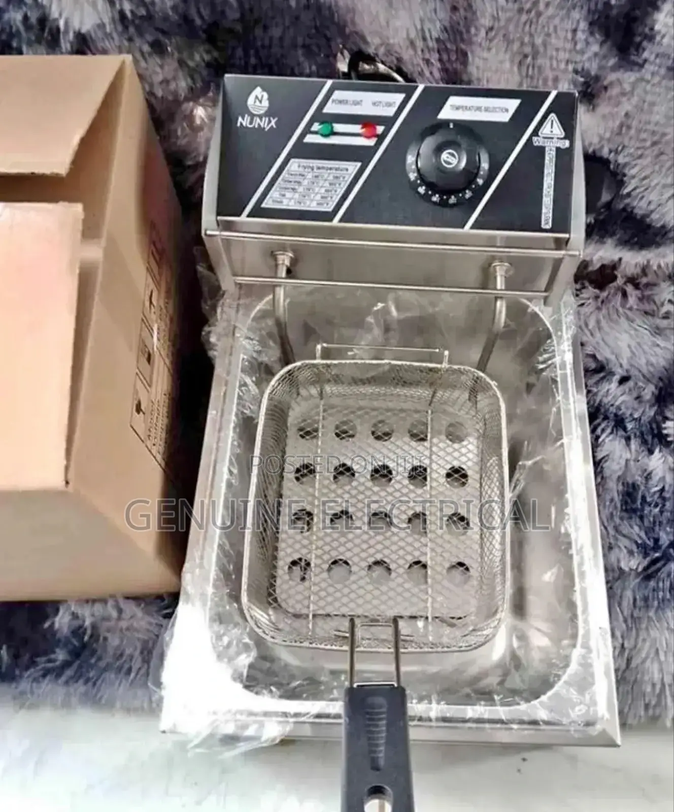 6 Litres Nunix Single Deep Fryer
