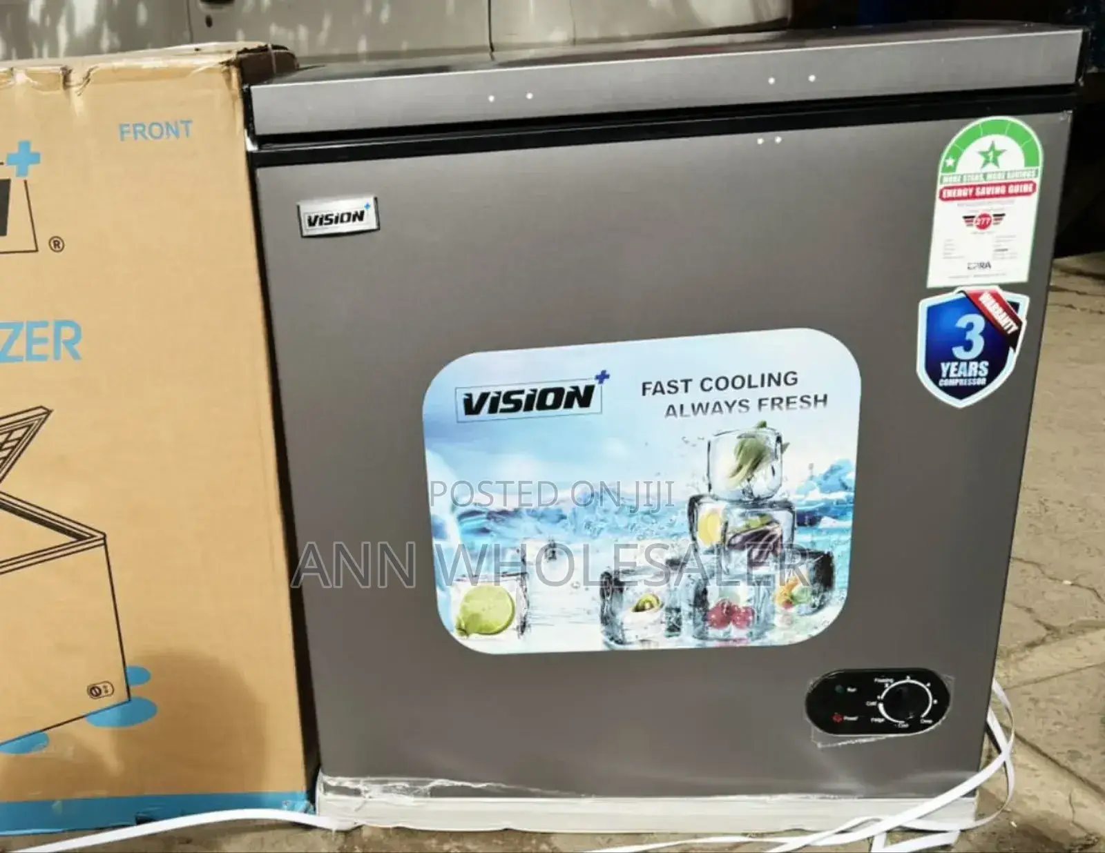 Vision Plus Chest Freezer 
300l
*Model VPCF300F