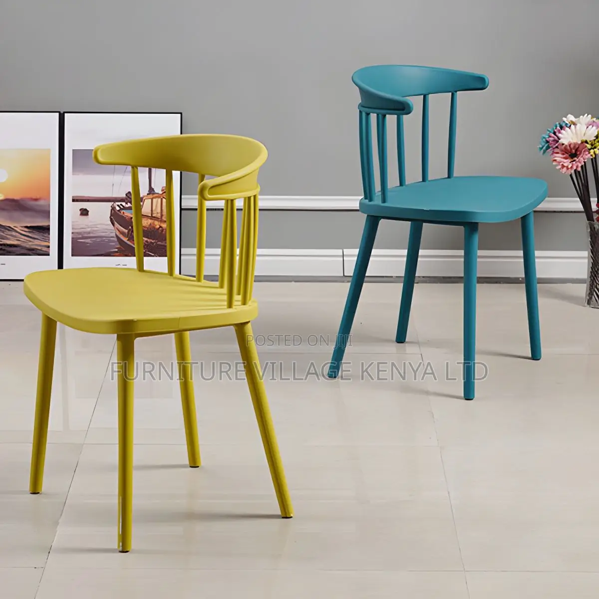 Modern Style Windsor Back Chair Dining Arm Chairs