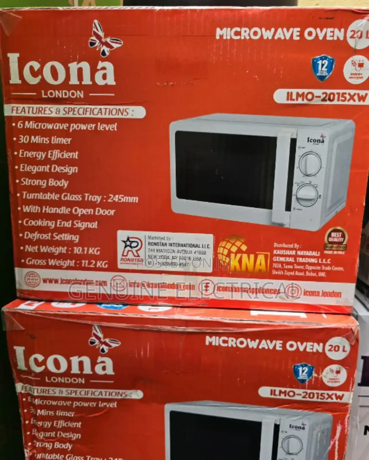 20 Litres Icona Manual Microwave IC/MW