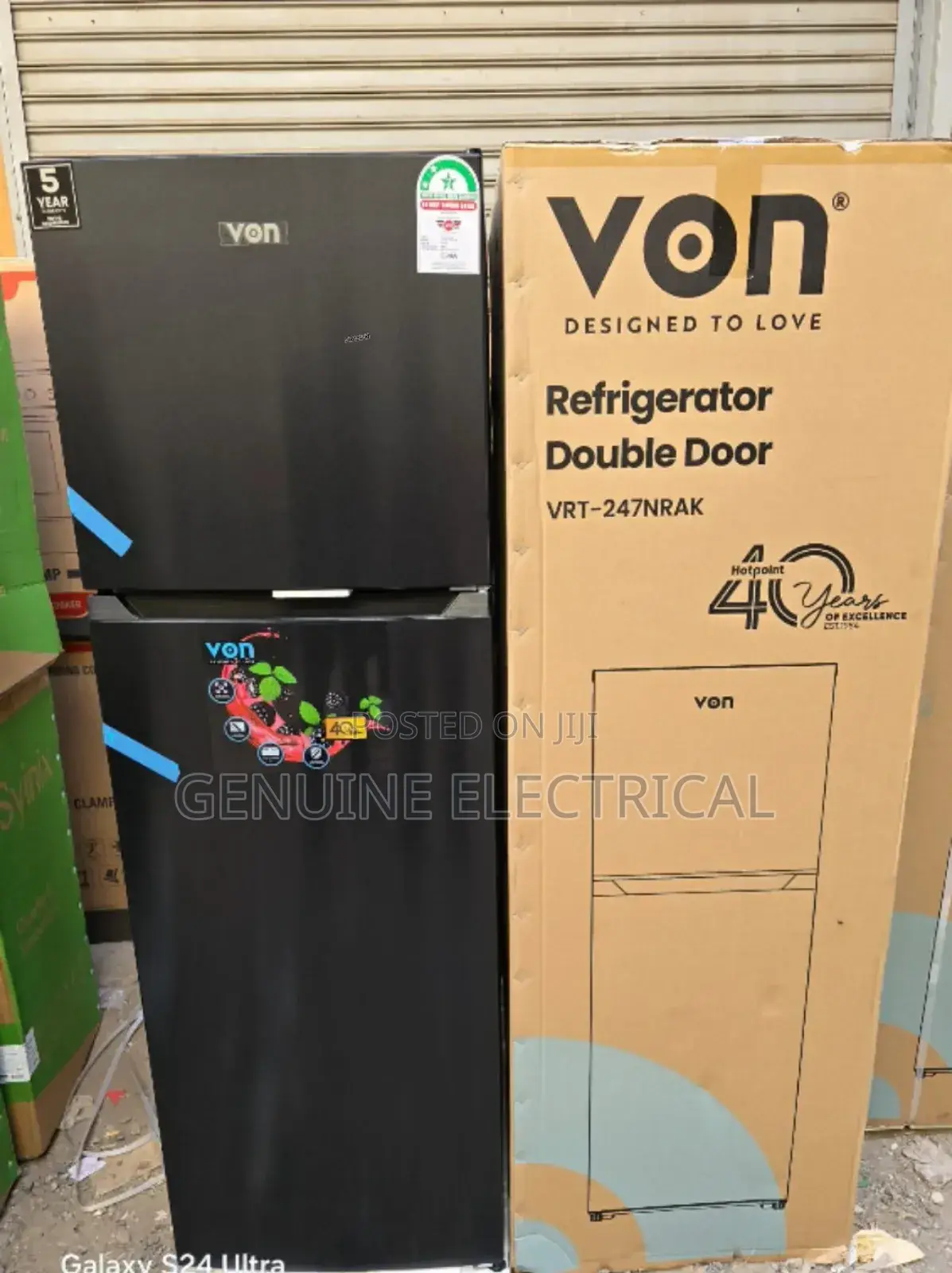 Von 247 Litres Nofrost Double Door Refrigerator RF/NF
